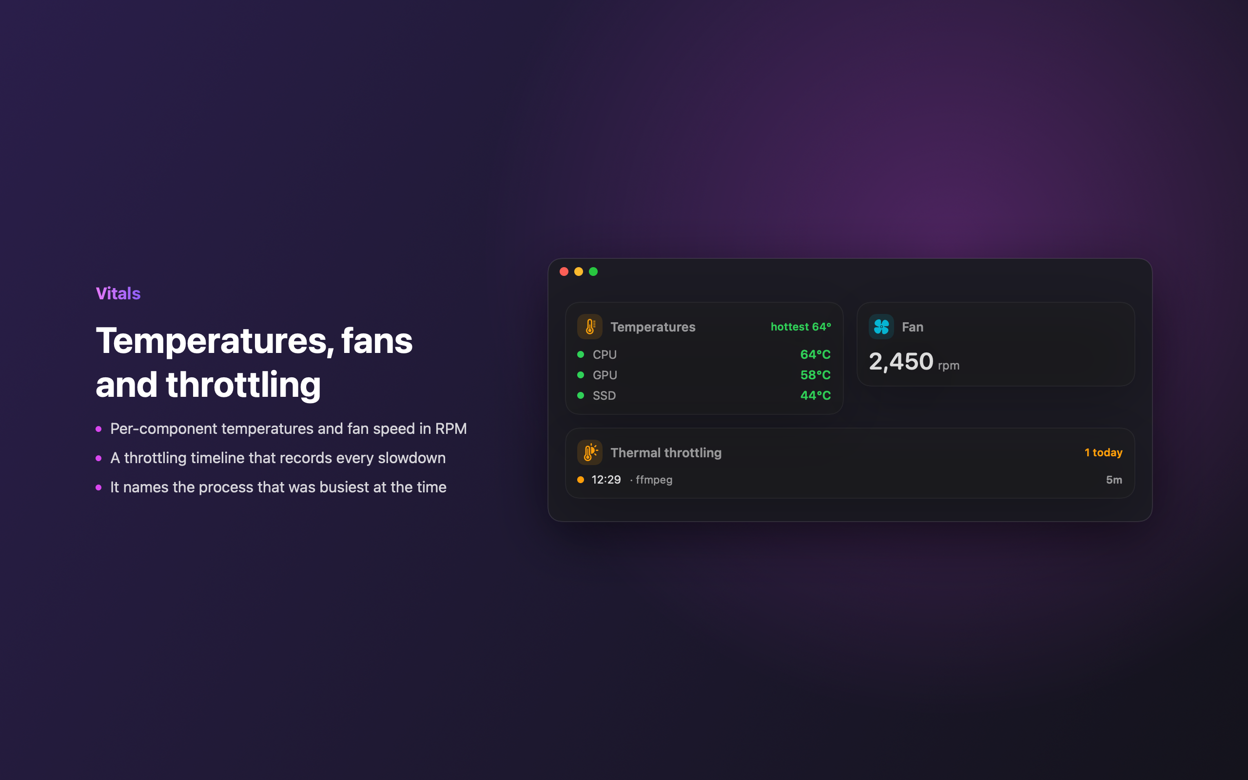 Thermals and fans